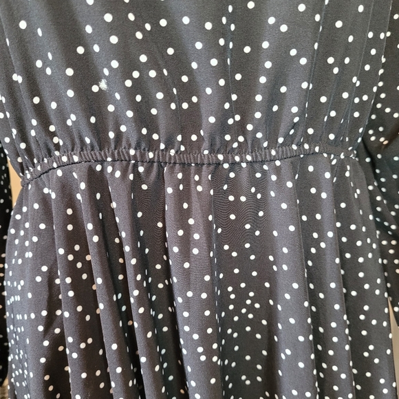 💥2 for$20💥Unbranded dress Black with white dots - Picture 4 of 7